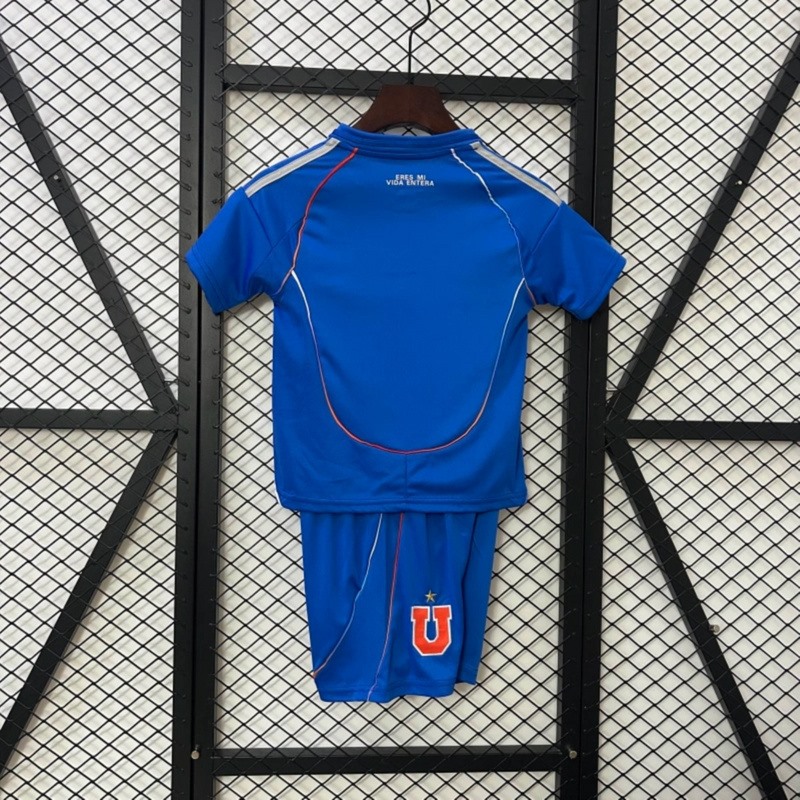 25/26 KIDS Universidad de Chile Home jersey Kid Kits Size 16-28