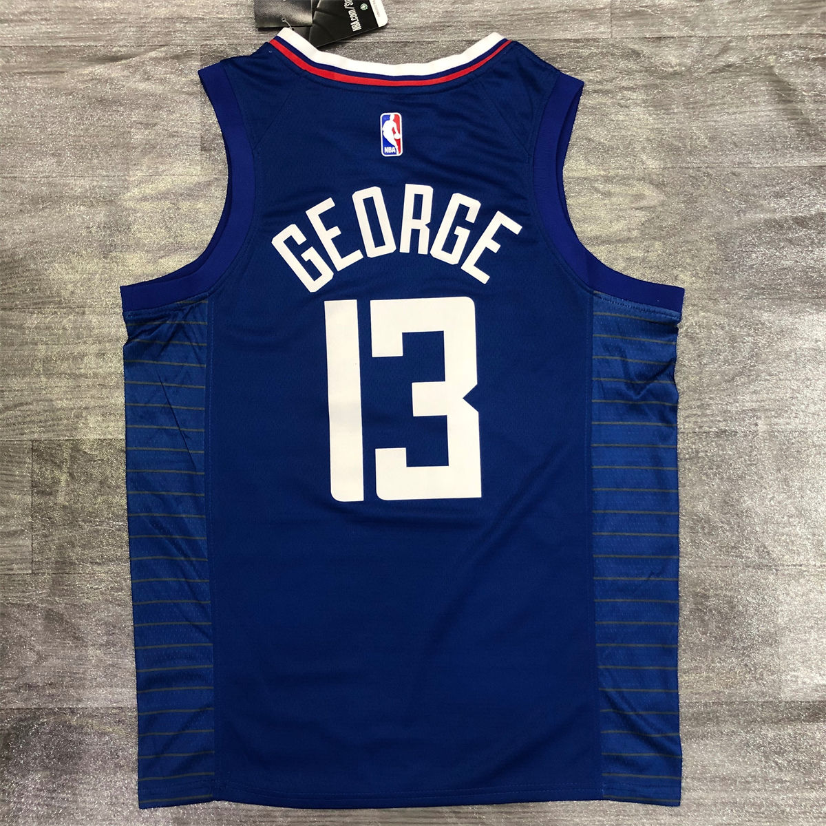 NBA Los Angeles Clippers V neck Blue Jersey GEORGE#13 S-XXL