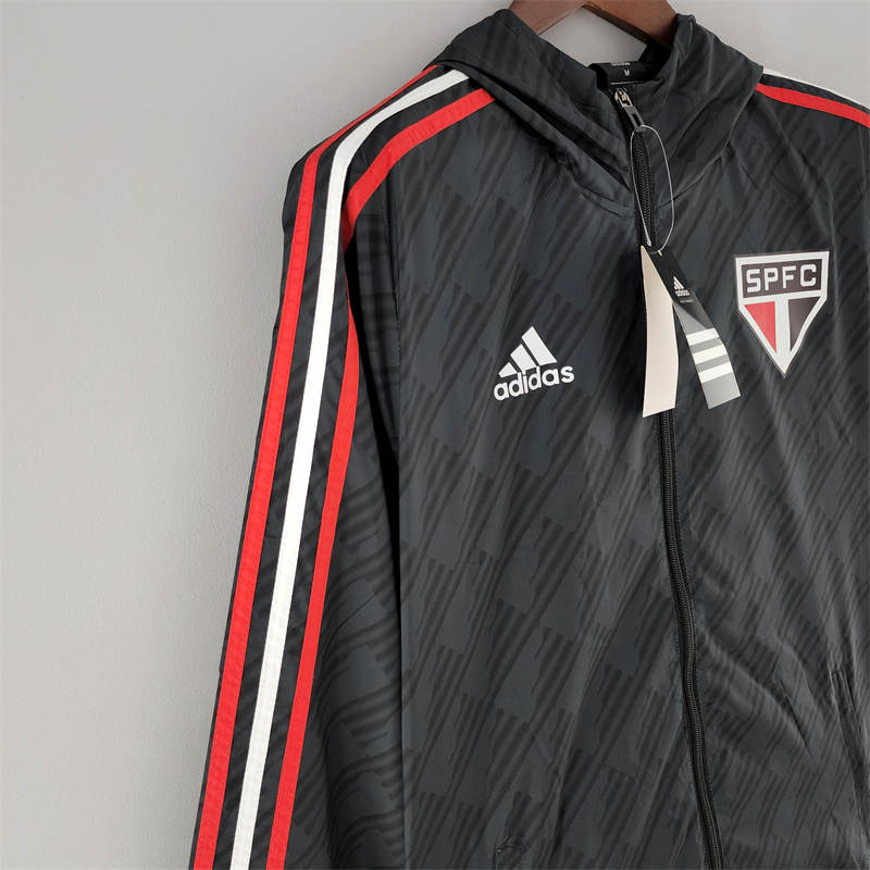 2022 Sao Paulo Windbreaker Black Red & White Edge Sport Unifom jersey Sport Unifom