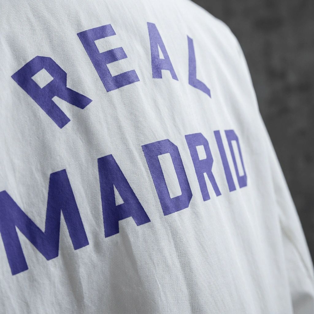 2026 Real Madrid White Windbreaker Sport Unifom