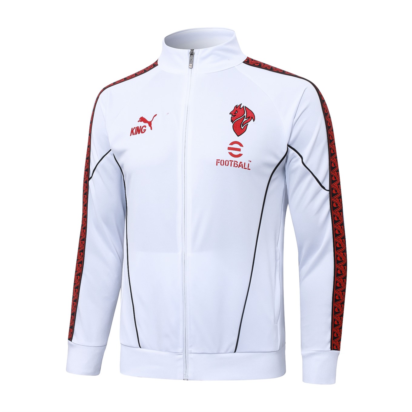 2026 AC Milan White Jacket Training Suit Set