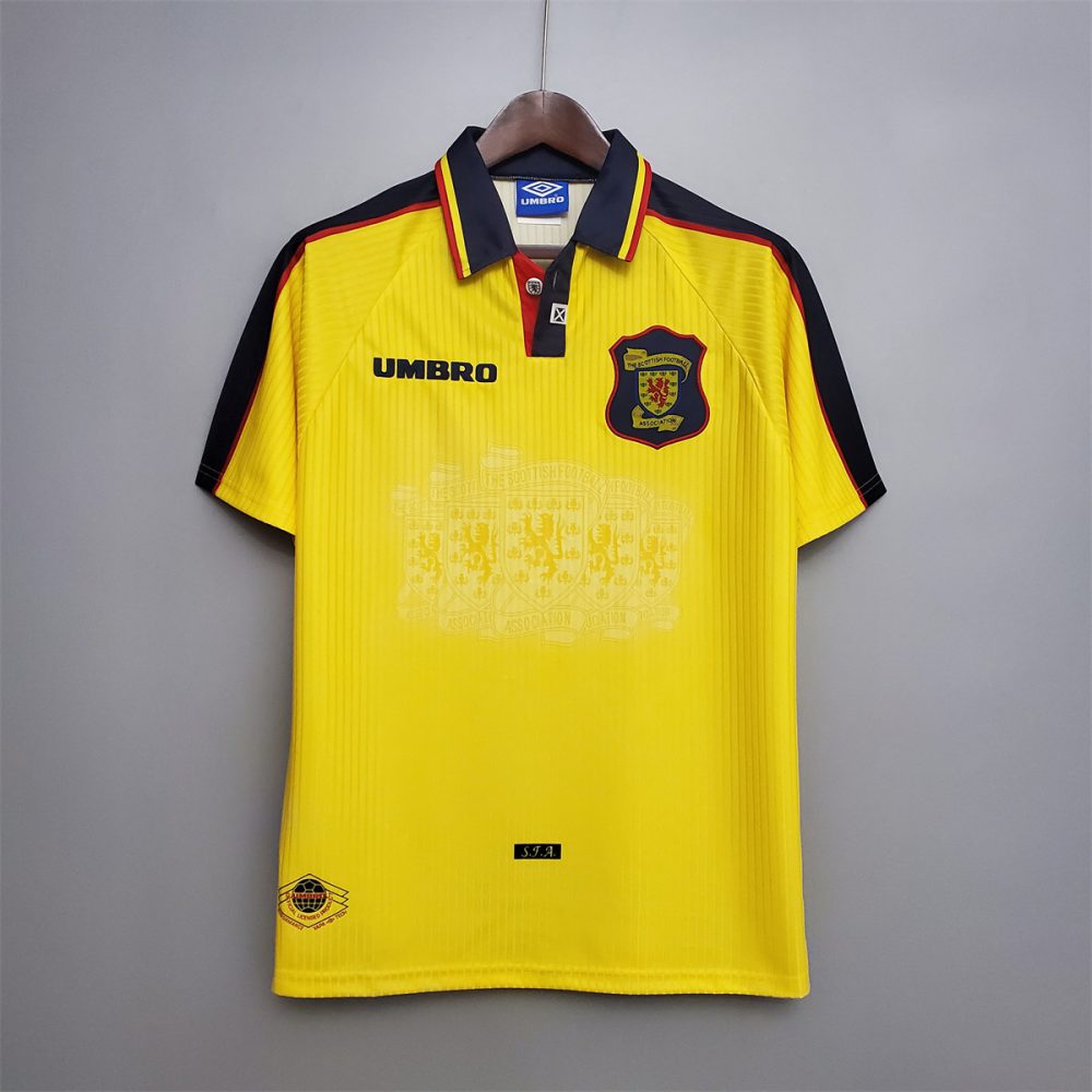 Retro Scotland 96/98 Yellow jersey Fan Version