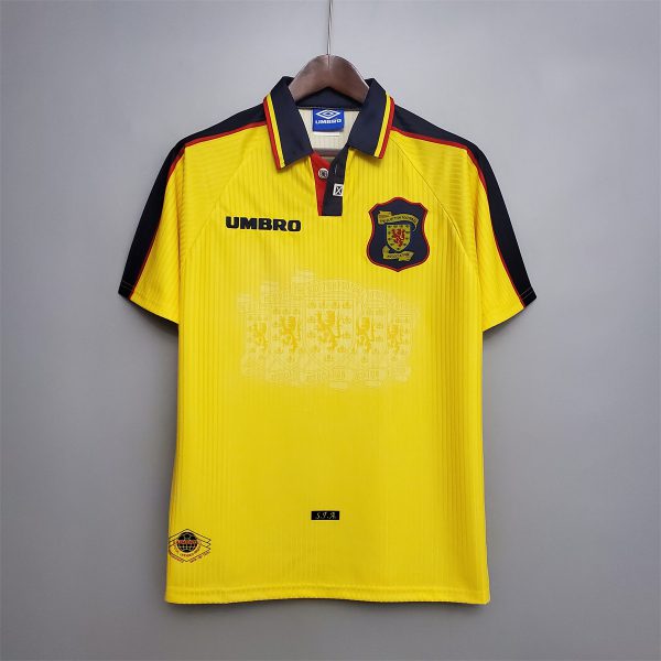 Retro Scotland 96/98 Yellow jersey Fan Version