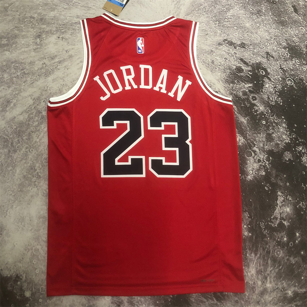 NBA Chicago Bulls JORDAN#23 2022/23 Red Icon Edition Swingman Jersey S-XXL