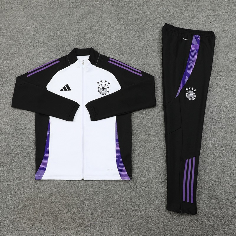 2024 Germany White Training Suit Set Football Team Shirt Sports Fashion