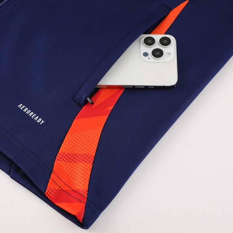 2024 Spain Royal Blue Jacket Training Suit Set Football Team Shirt Sports Fashion