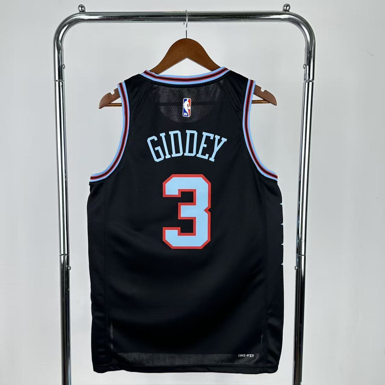 NBA Chicago Bulls 2026 City Edition Black Jersey GIDDEY#3