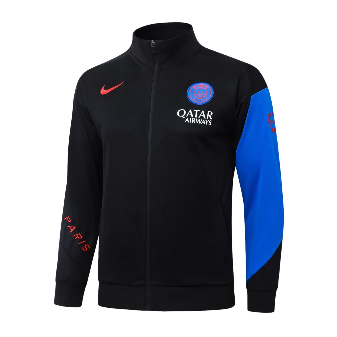 2026 Paris Black Jacket Training Suit Set
