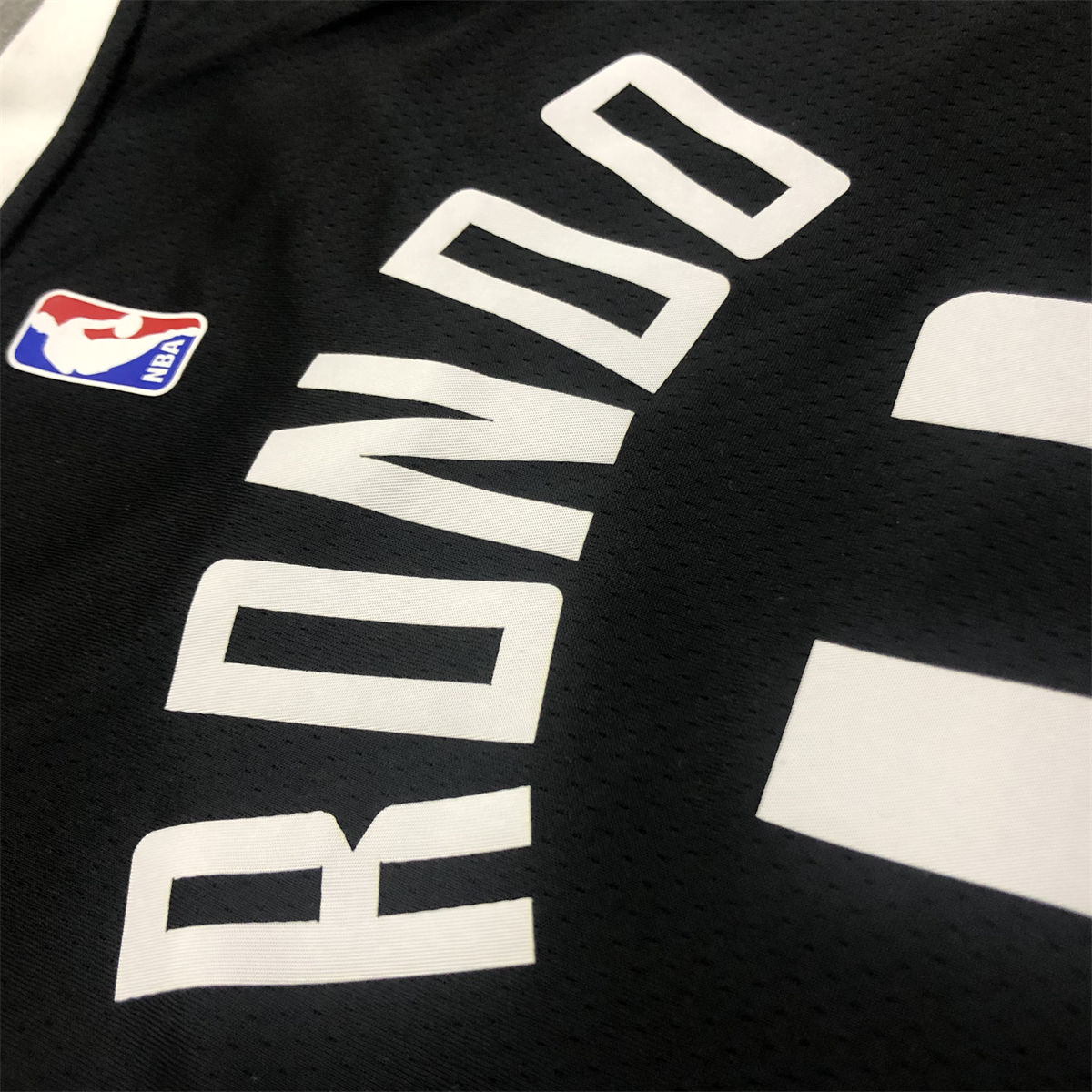 NBA Los Angeles Clippers V-Neck Black Jersey RONDO#4 S-XXL