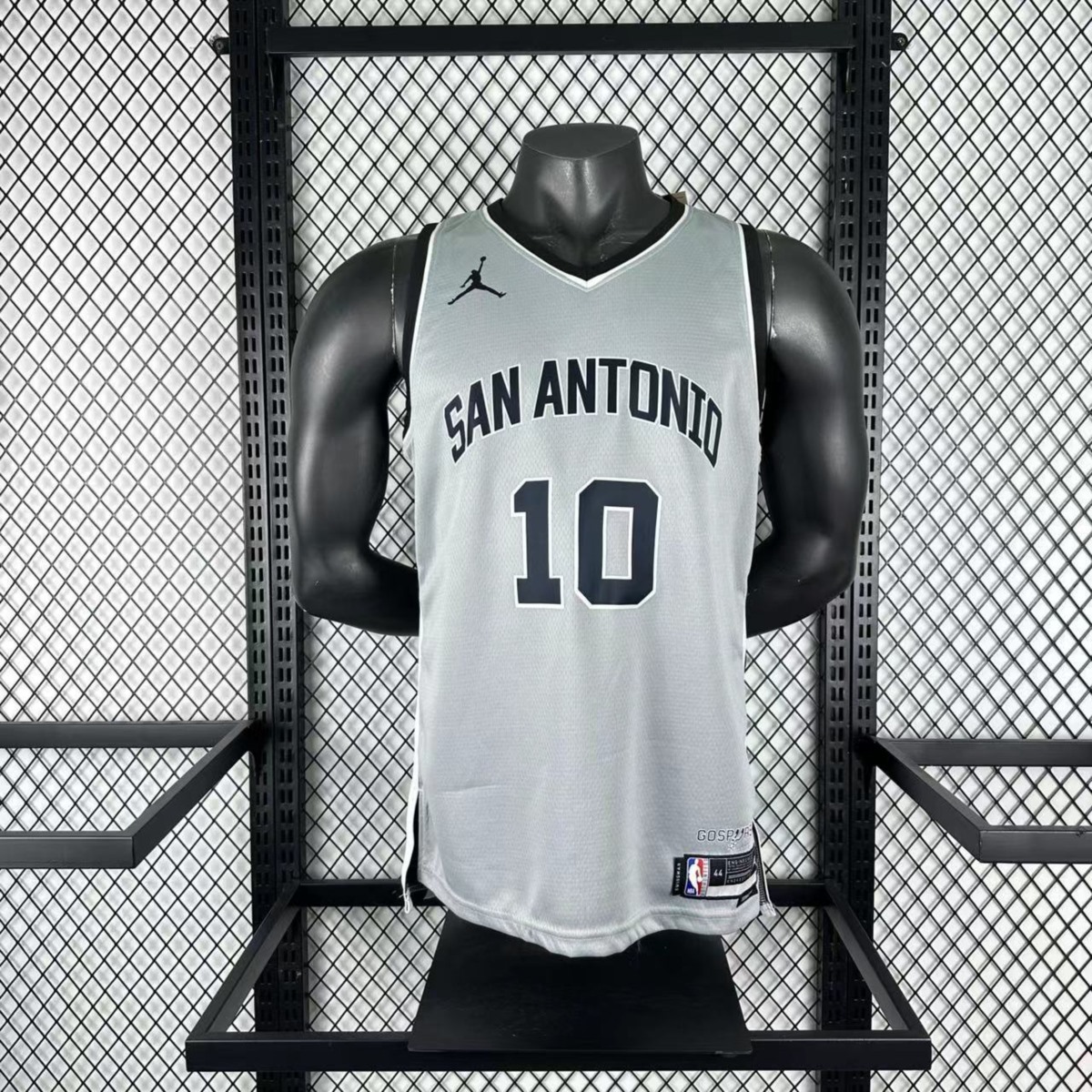 NBA 2026 San Antonio Spurs Grey jersey SOCHAN#10