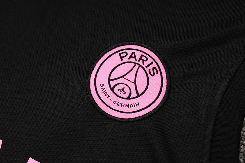 24/25 Paris Black Training Set Shirt and Shorts