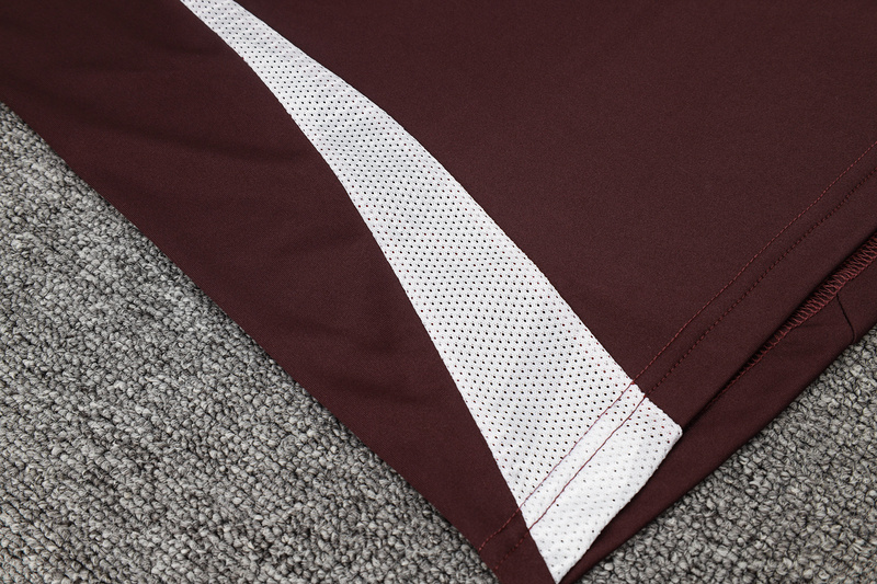 24/25 Bayern Munich Red Brown Training Set Shirt and Shorts