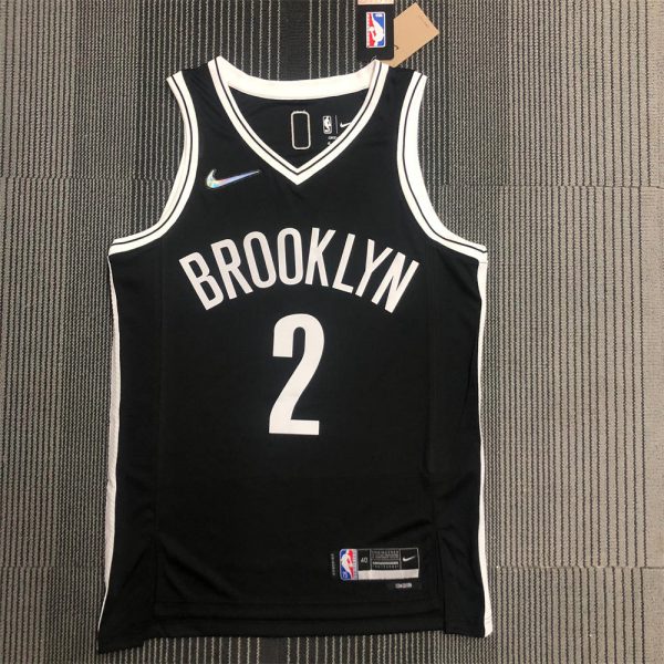 NBA Brooklyn Nets V-Neck Black 75th anniversary Jersey GRIFFIN#2 S-XXL