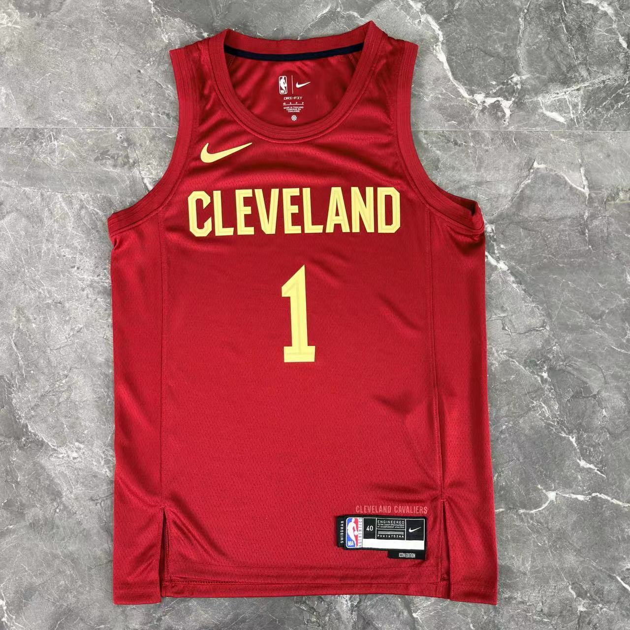 NBA Cleverland Cavaliers Round Neck Red jersey HARDEN#1