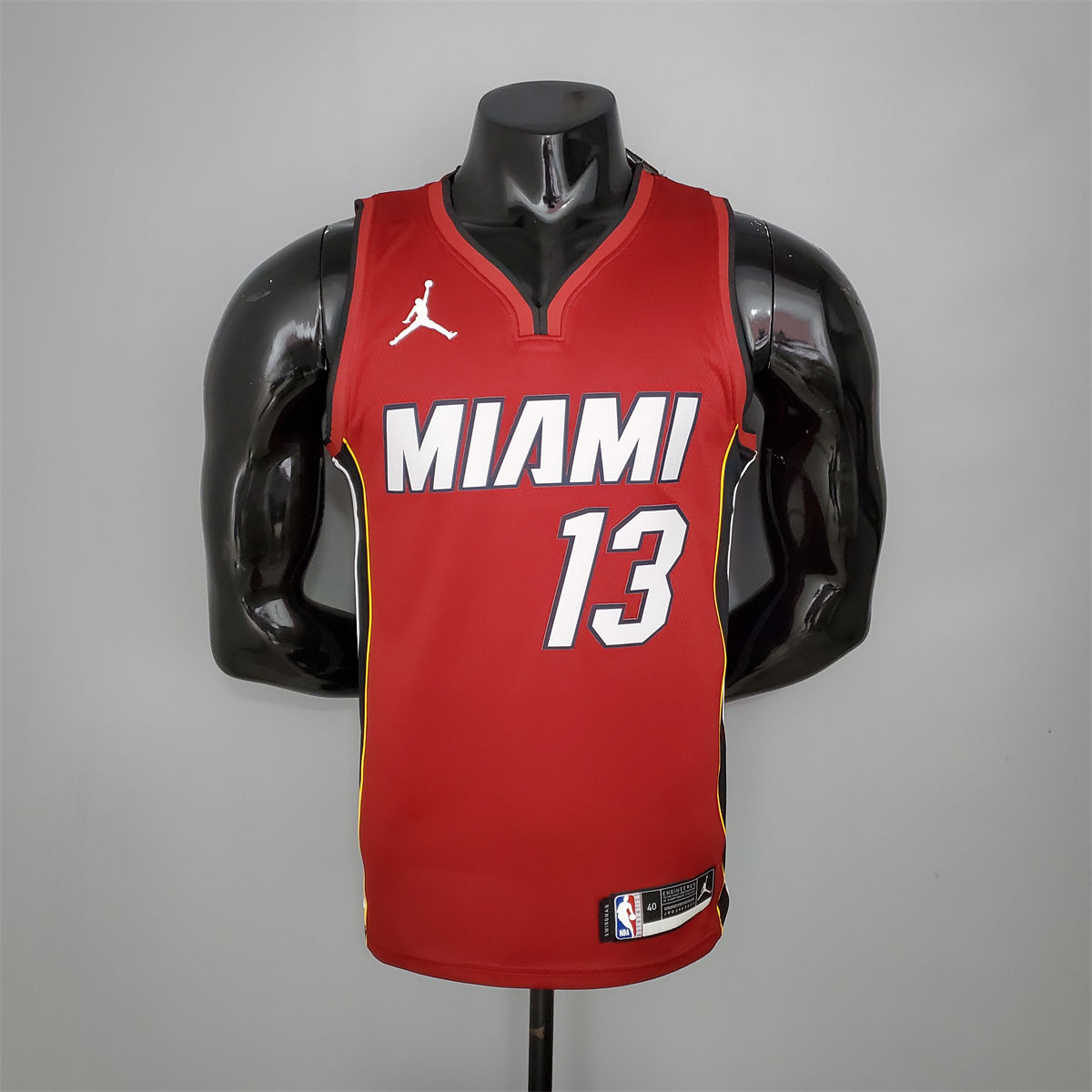 NBA Miami Hearts V-Neck Red Jersey ADEBAYO#13 S-XXL