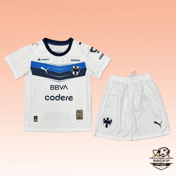 2025/26 Monterrey Away jersey kids Kits size: 16-28