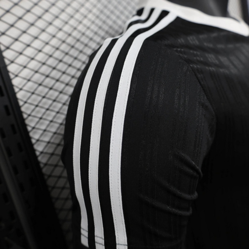 2025/26 Adidas Trefoil casual Black jersey Player Version