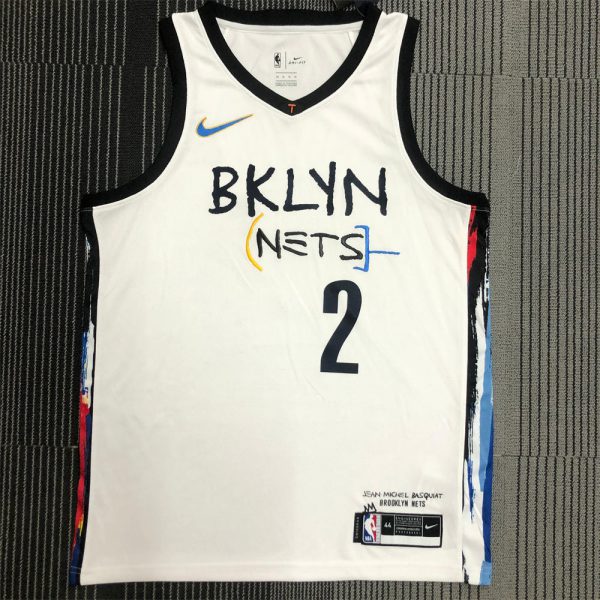 NBA Brooklyn Nets V-Neck White Jersey GRIFFIN#2 S-XXL