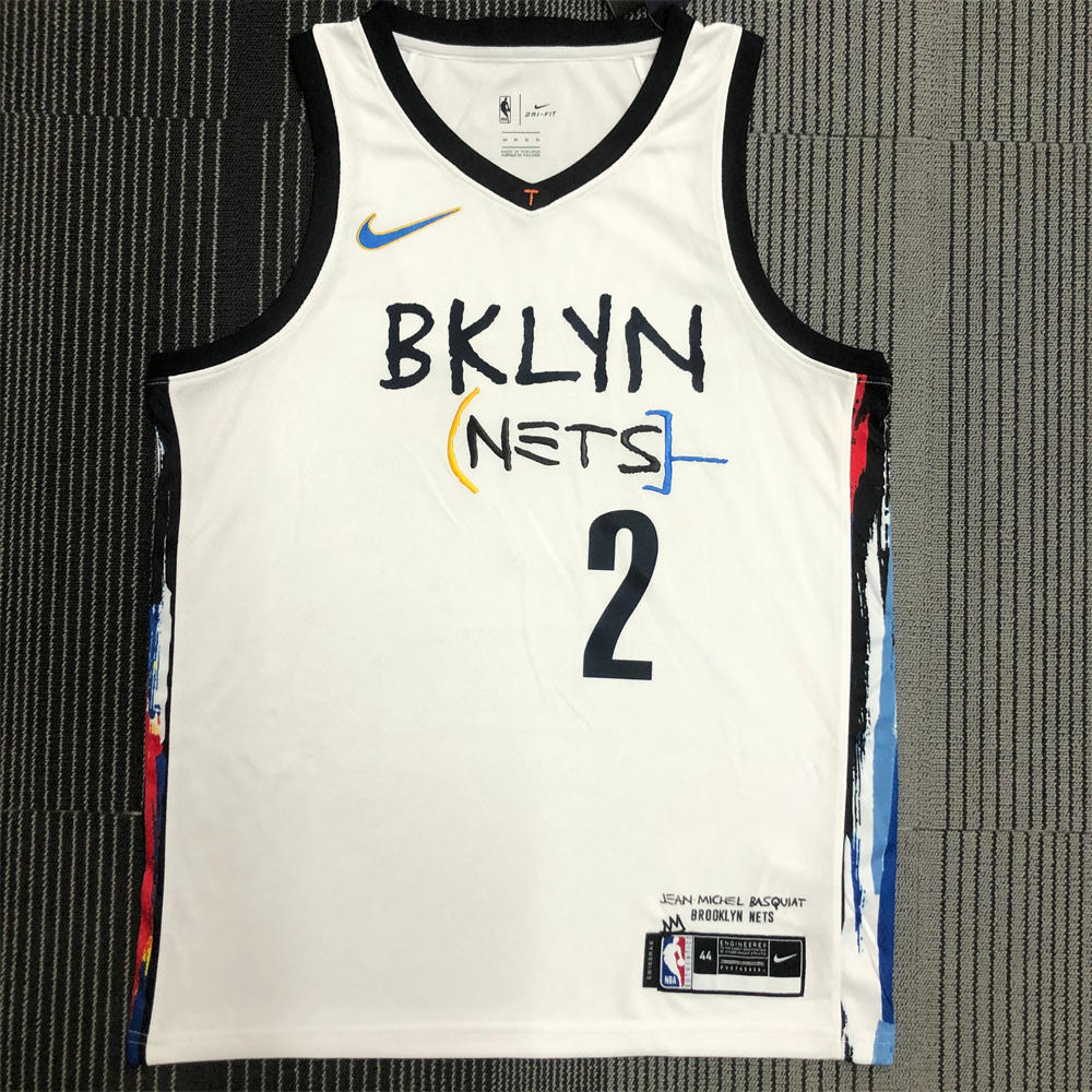 NBA Brooklyn Nets V-Neck White Jersey GRIFFIN#2 S-XXL