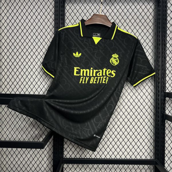24/25 Real Madrid X BLACK AND NEON UNIQUE Jersey Fan Version