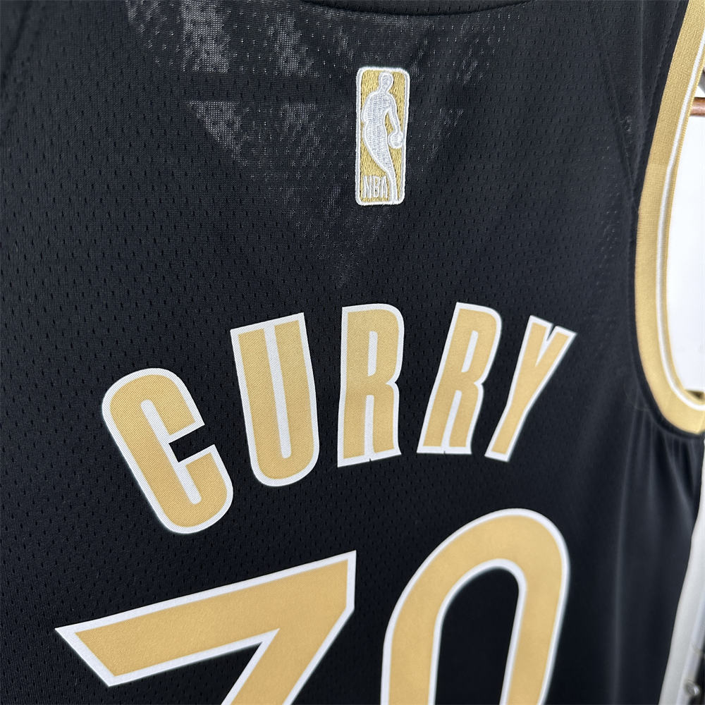 NBA Golden State Warriors 2024 Honor Edition Black Jersey CURRY#30 S-XXL