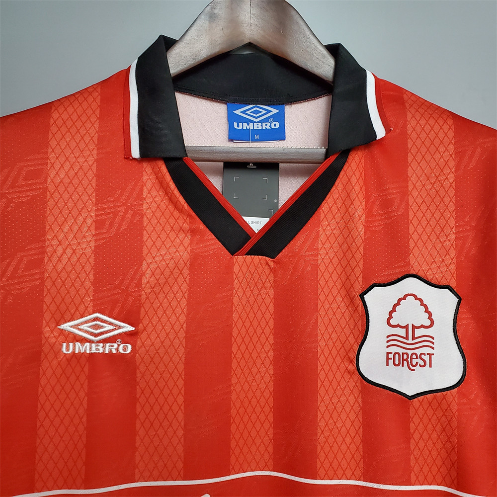 Retro Nottingham Forest 94/95 Red jersey Fan Version