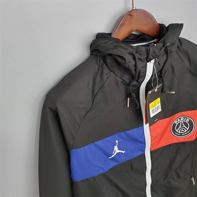 20/21 Windbreaker PSG Black and Blue Red Sport Unifom jersey Sport Unifom