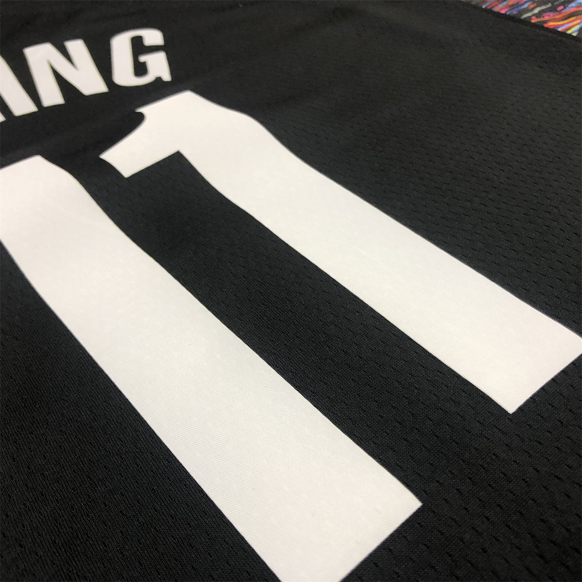 NBA Brooklyn Nets V-Neck Black Jersey IRVING#11 S-XXL