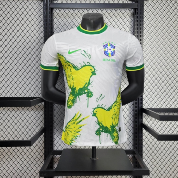 2025/26 Brazil Dove Edition White jersey Player Version