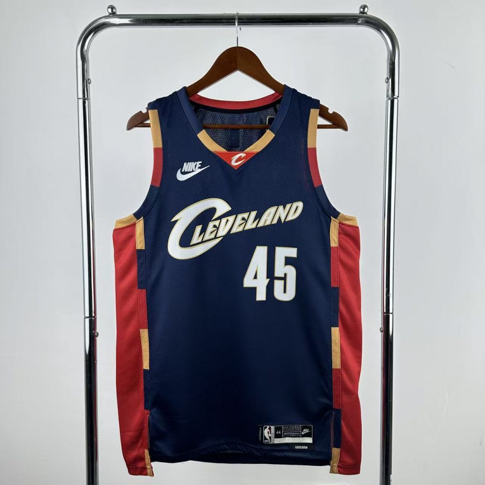 NBA Cleverland Cavaliers 2026 Vintage Style Black jersey MITCHELL#45