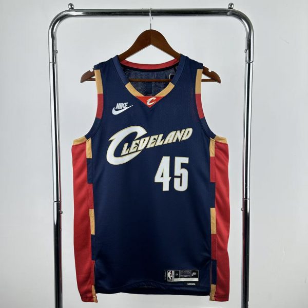 NBA Cleverland Cavaliers 2026 Vintage Style Black jersey MITCHELL#45