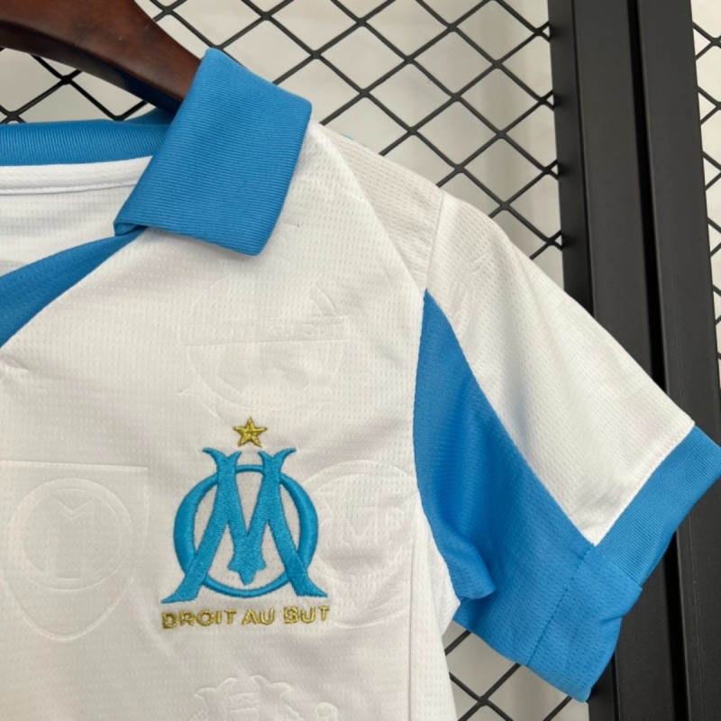 2025/26 Marseille Home jersey kids Kits size: 16-28