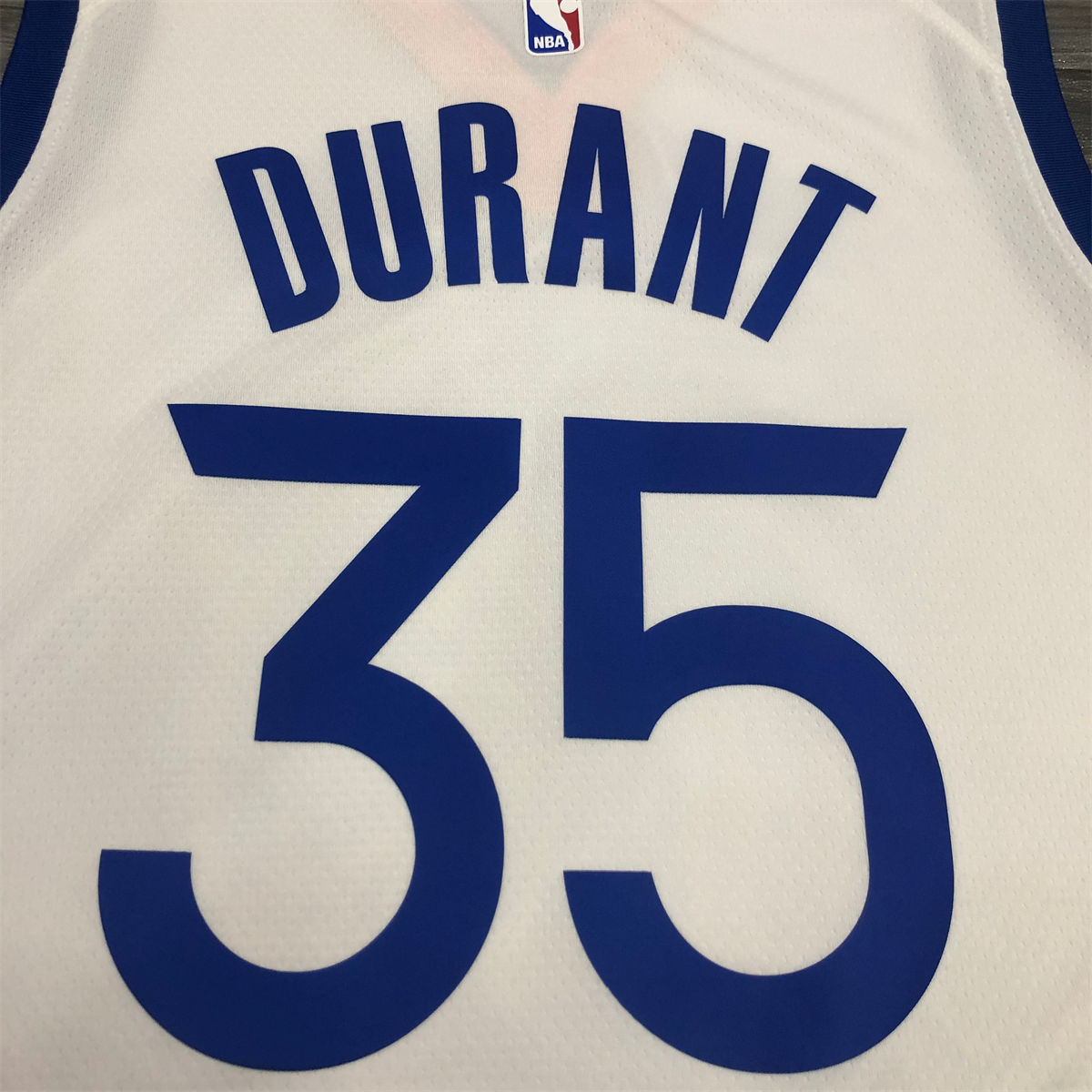 NBA Golden State Warriors V neck White Jersey DURANT#35 S-XXL