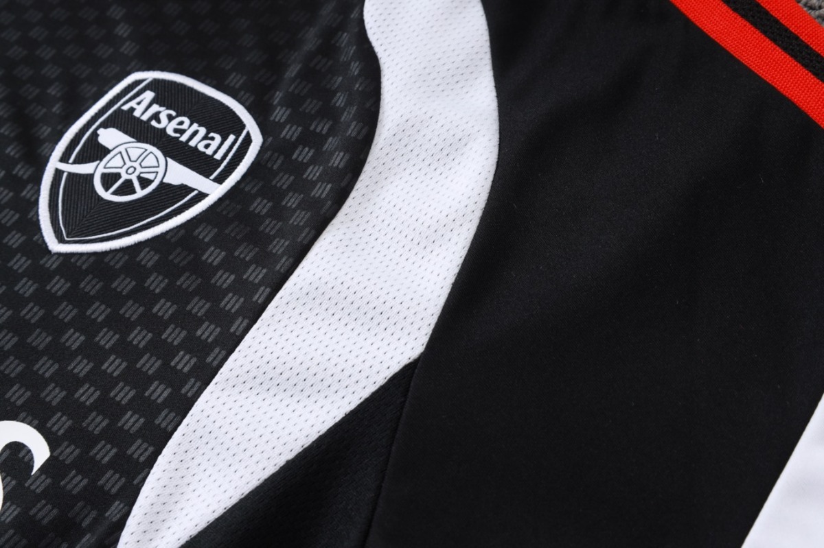 2026 Arsenal Black Training Set Shirt and Shorts