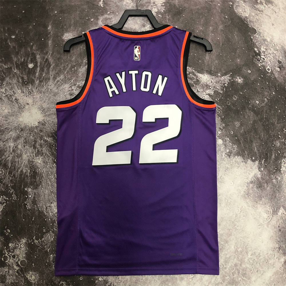 NBA Phoenix Suns Round Neck Purple Retro Style jersey S-XXL