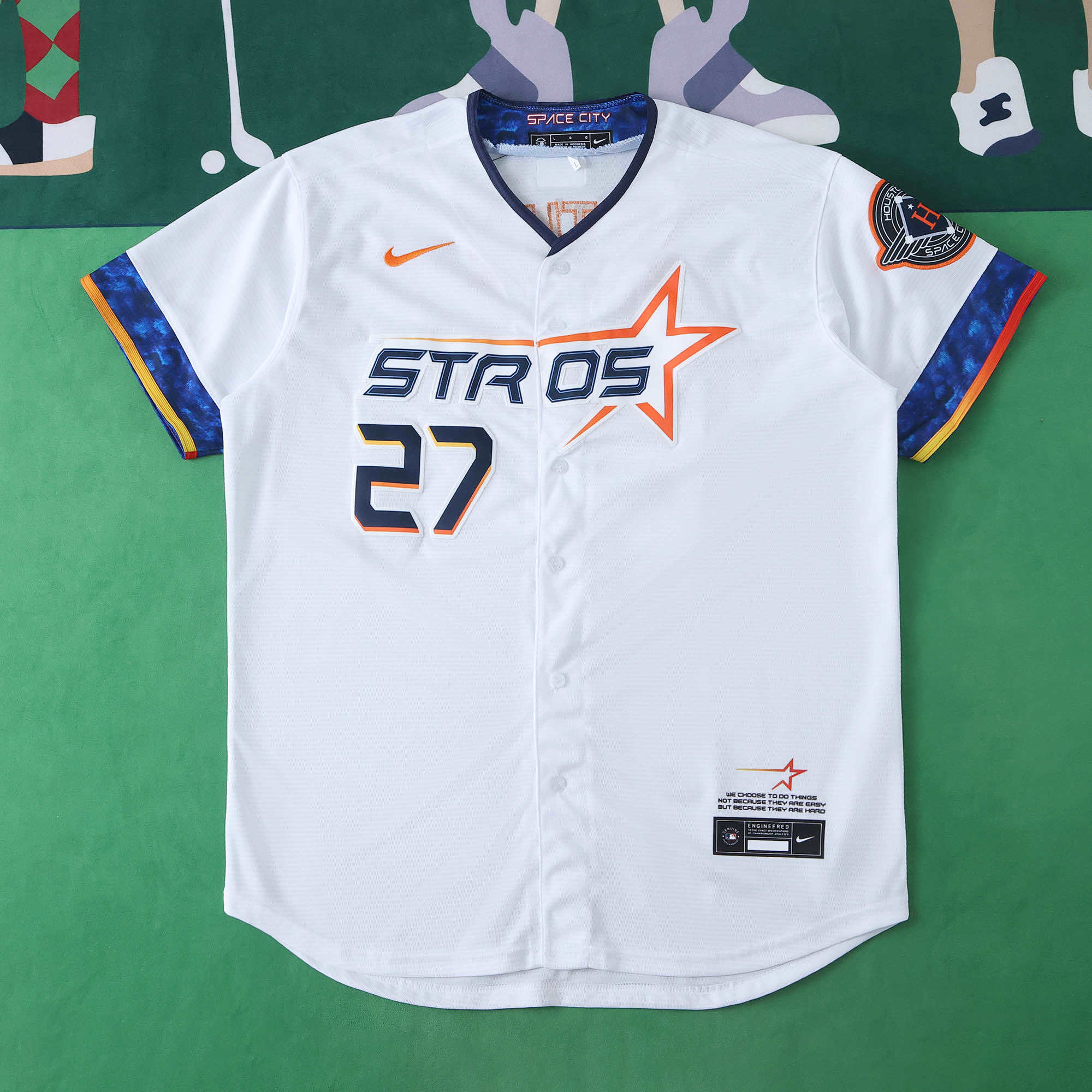 MLB 2025 Houston Astros White Jersey