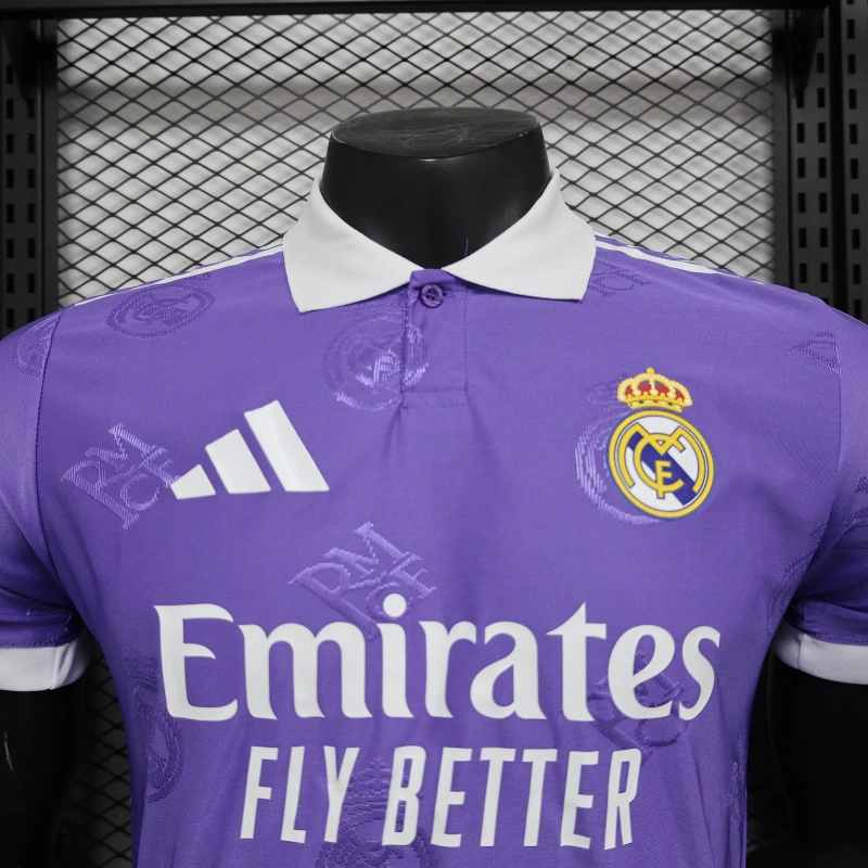 25/26 Real Madrid POLO Co Branded Special Edition Purple jersey Player Version