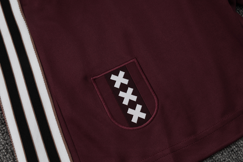 2025/26 Ajax maroon Training Set Shirt and Shorts