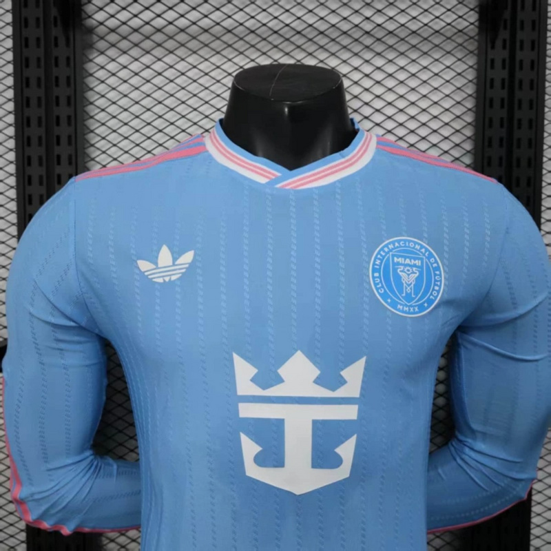 25/26 Inter Miami second Away Long Sleeve Jersey Player Version