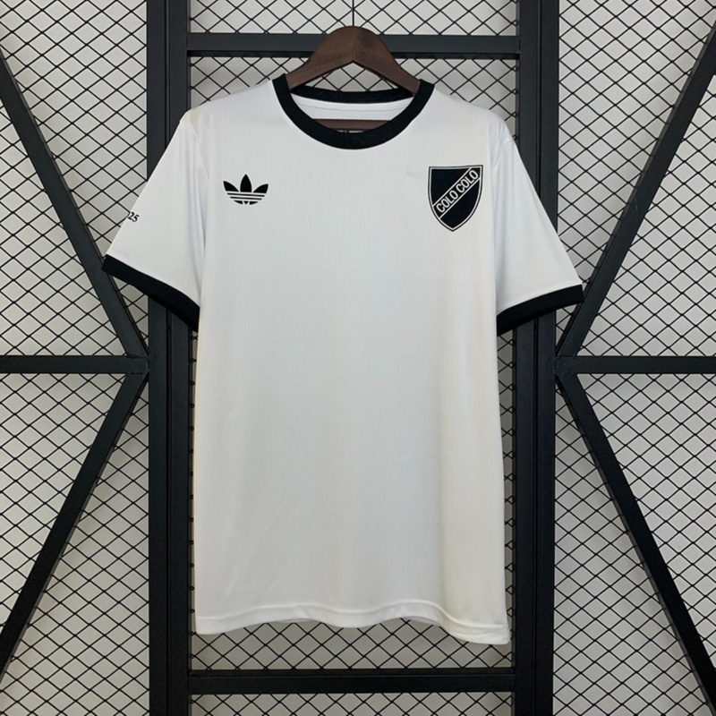 25/26 Colo Colo 100th Anniversary White Jersey Fan Version