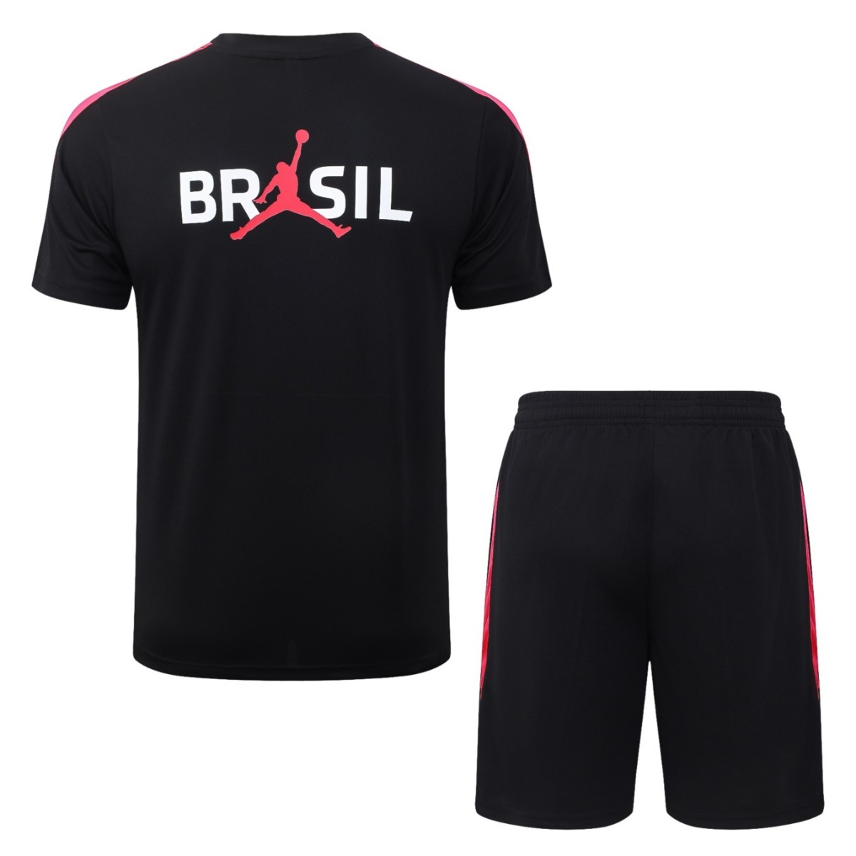 2026 Brazil Black Training Set Shirt and Shorts