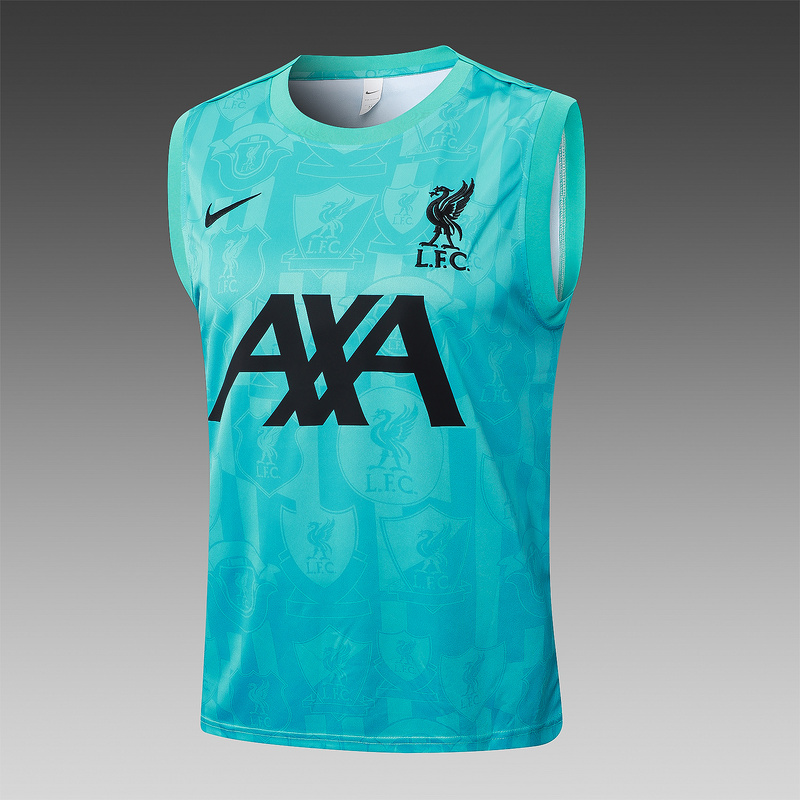 24/25 Liverpool Blue Training Set Shirt and Shorts