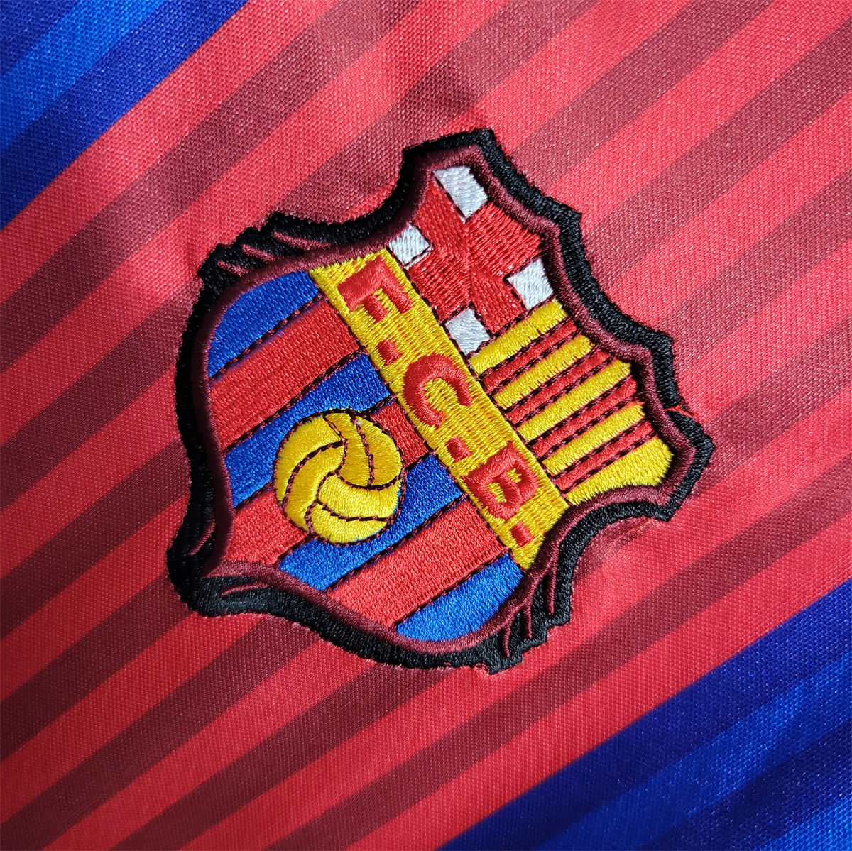 Retro Barcelona 92 Home Long Sleeve jersey Fan Version