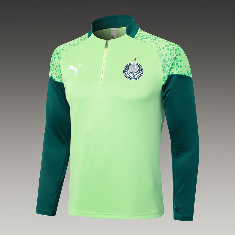 24/25 Palmeiras Green Long-sleeved half-pull training kit Football team kit