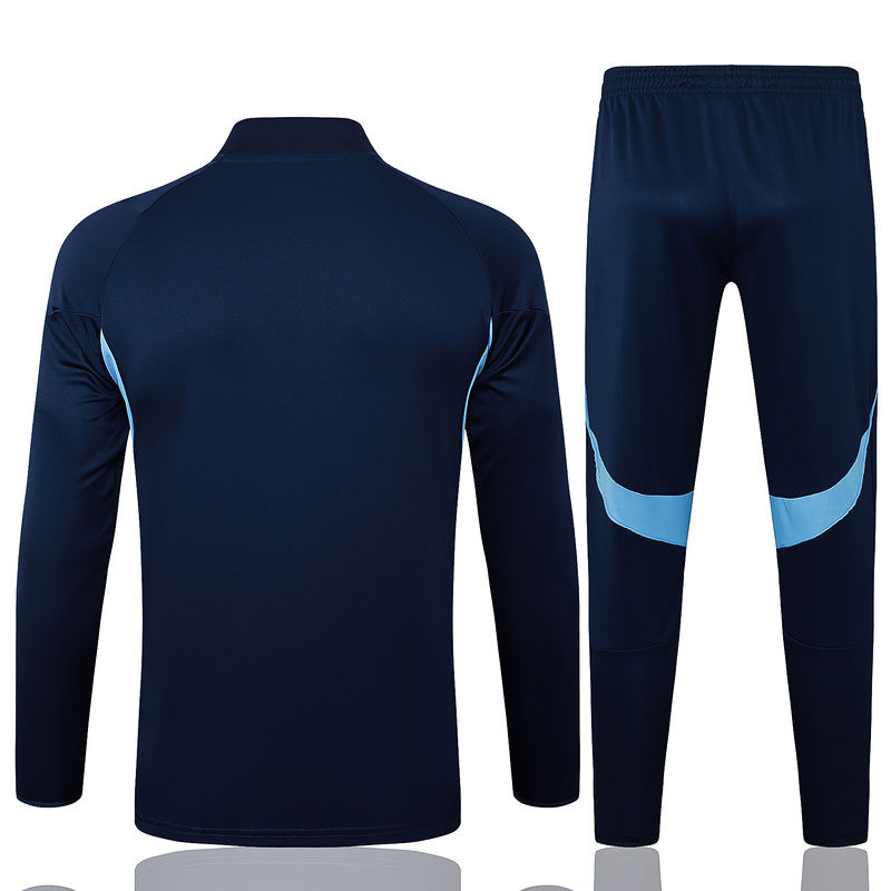 202526 Arsenal Royal blue Long-sleeved half-pull training kit Football team kit