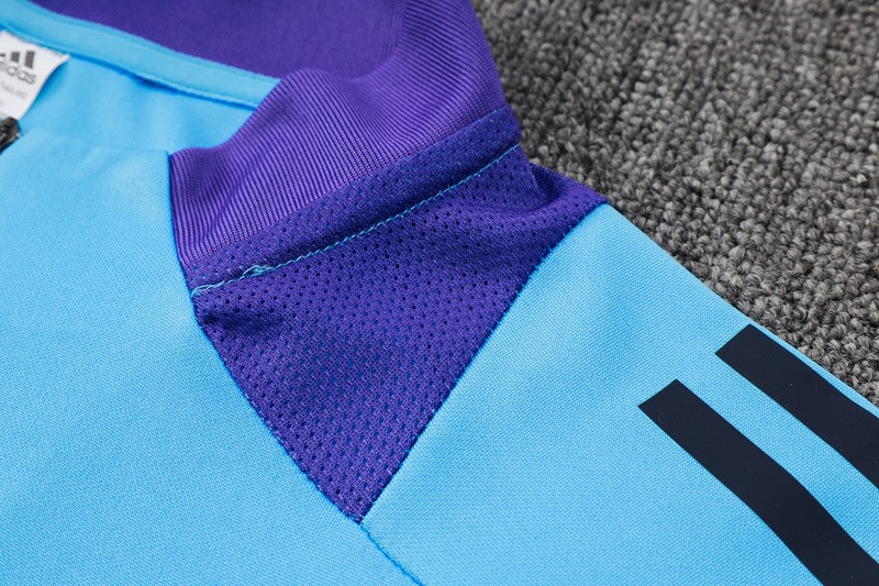 24/25 Argentina Blue Long-sleeved half-pull training kit Football team kit