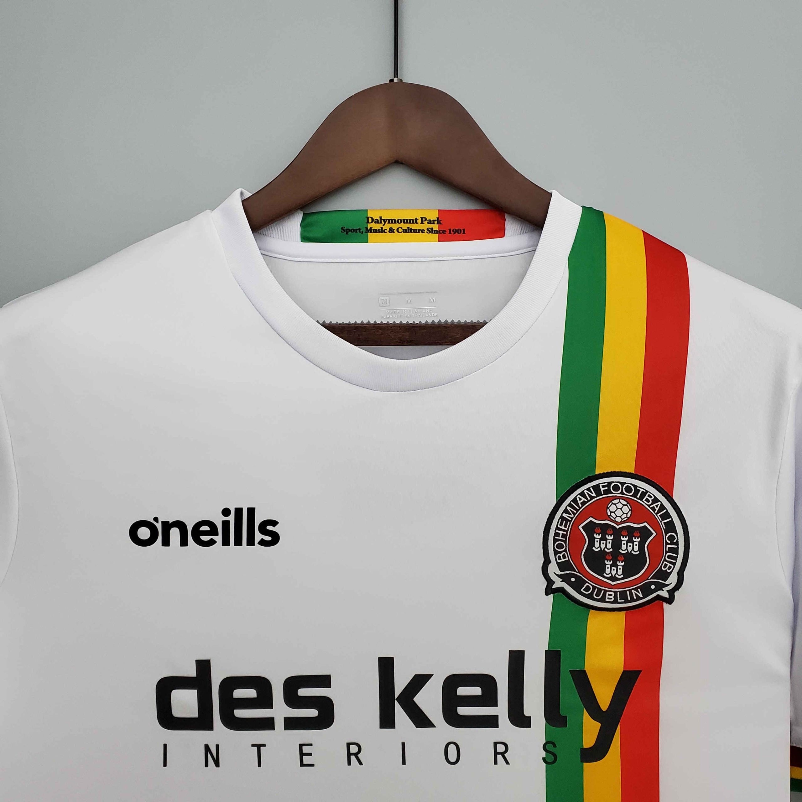 2022/23 Bohemians White jersey Fan Version