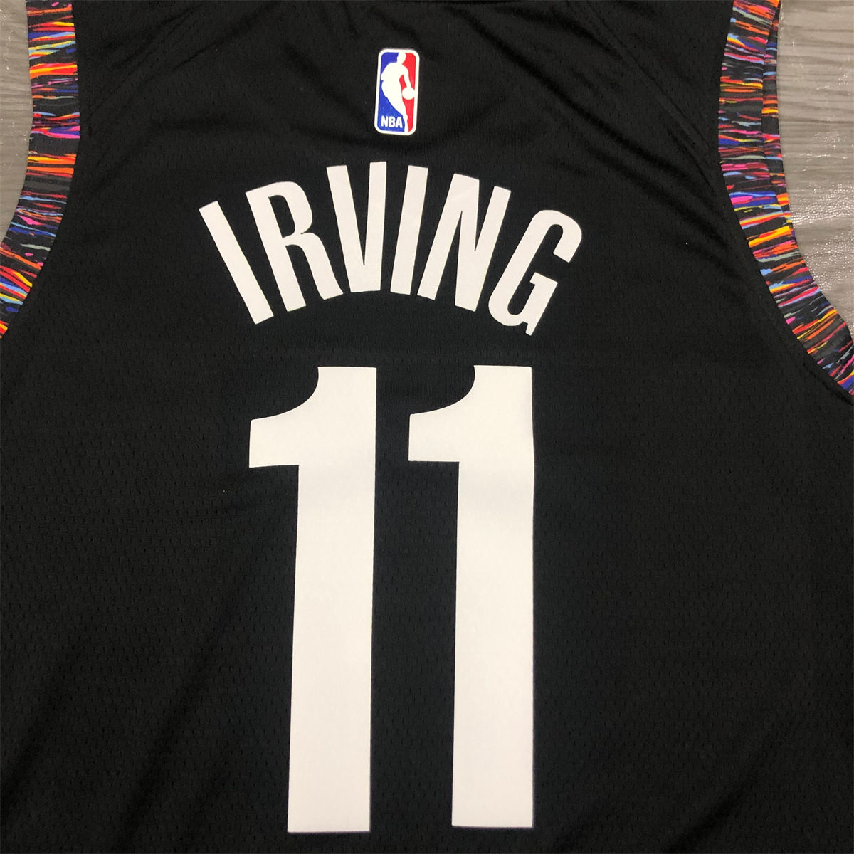 NBA Brooklyn Nets V-Neck Black Jersey IRVING#11 S-XXL