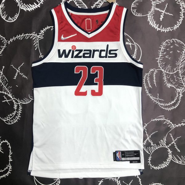 NBA Washington Wizards 75th Anniversary WHITE JORDAN#23 Jersey S-XXL