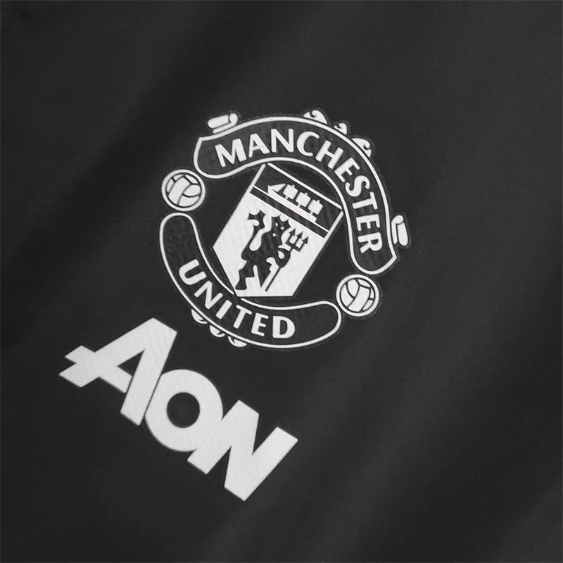 21/22 Windbreaker Manchester United Black Sport Unifom jersey Sport Unifom